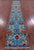 Blue Runner Persian Tabriz Handmade Wool & Silk Rug - Manhattan Rugs