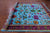 Blue Turkish Angora Oushak Handmade Wool & Silk Rug - Manhattan Rugs