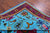 Blue Turkish Angora Oushak Handmade Wool & Silk Rug - Manhattan Rugs