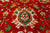Red 100% Silk Persian Tabriz Hand Knotted Rug - Manhattan Rugs