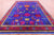 Blue Handmade Turkish Angora Oushak 100% Silk Rug - Manhattan Rugs