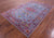 Blue Persian Heriz Serapi Wool & Silk Hand Knotted Rug - Manhattan Rugs