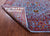 Blue Persian Heriz Serapi Wool & Silk Hand Knotted Rug - Manhattan Rugs