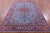 Blue Persian Heriz Serapi Wool & Silk Hand Knotted Rug - Manhattan Rugs
