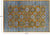 Gold Persian Heriz Serapi Handmade Wool & Silk Rug - Manhattan Rugs