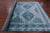 Blue Southwest Navajo Handmade Wool Rug - Manhattan Rugs