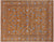 Orange Persian Nain Wool & Silk Handmade Rug - Manhattan Rugs
