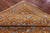 Orange Persian Nain Wool & Silk Handmade Rug - Manhattan Rugs