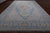 Blue Handmade Persian Heriz Serapi Wool Rug 12' 2" X 17' 11" - Q22637