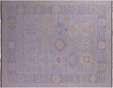 Silver Persian Heriz Serapi Handmade Rug - Manhattan Rugs