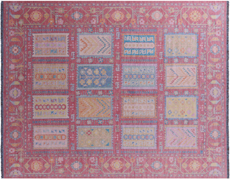 Pink Persian Gabbeh Hand-Knotted Rug - Manhattan Rugs