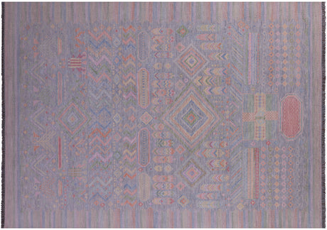 Silver Moroccan Handmade Wool Rug - Manhattan Rugs