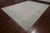 SUPER SALE Silver Turkish Angora Oushak Handmade Wool Rug 10' 3" X 13' 11" - Q22664