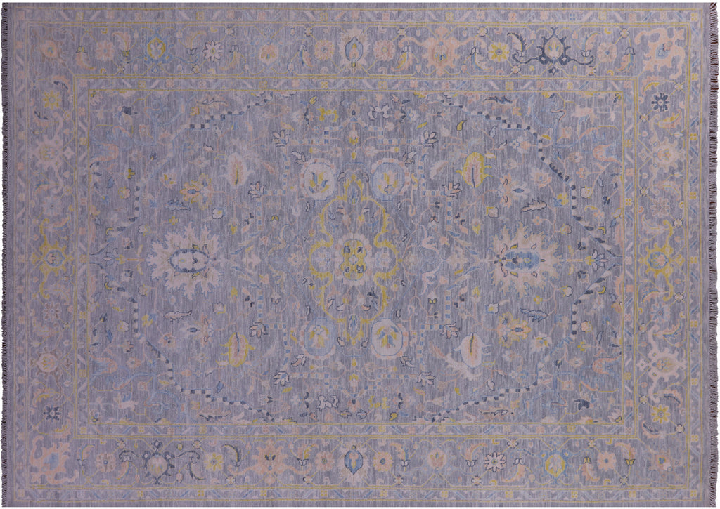 Silver Persian Tabriz Handmade Wool Rug - Manhattan Rugs