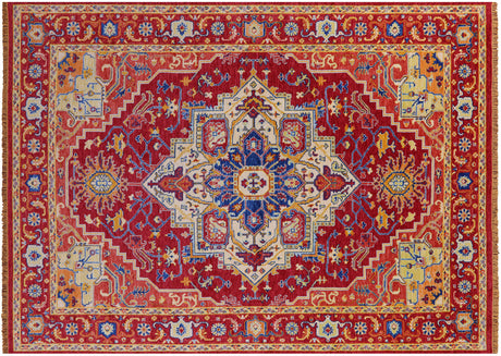Heriz Serapi Handmade Wool Rug - Manhattan Rugs