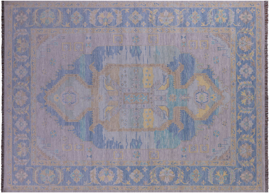 Grey Persian Heriz Serapi Handmade Rug - Manhattan Rugs