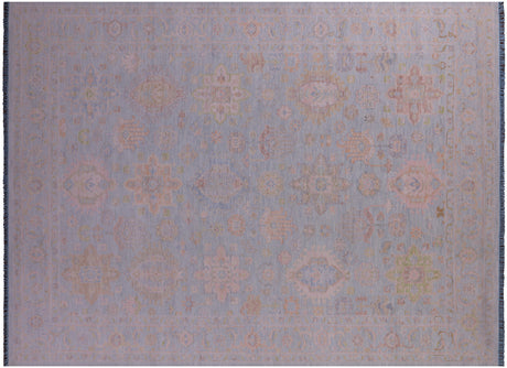 Blue Persian Heriz Serapi Handmade Rug - Manhattan Rugs