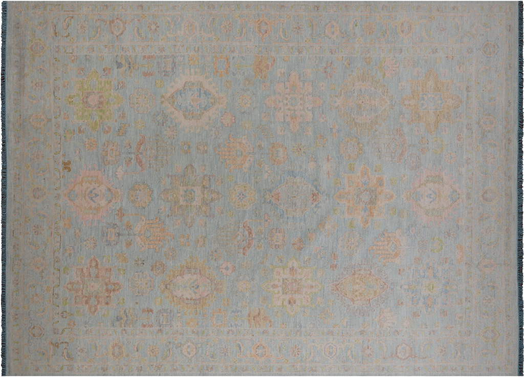 Blue 10' 0" X 13' 10" Persian Heriz Serapi Handmade Rug - Q22671
