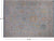 SUPER SALE Blue 10' 2" X 13' 10" Turkish Angora Oushak Handmade Rug - Q22672