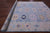 Blue Handmade Turkish Angora Oushak Rug - Manhattan Rugs