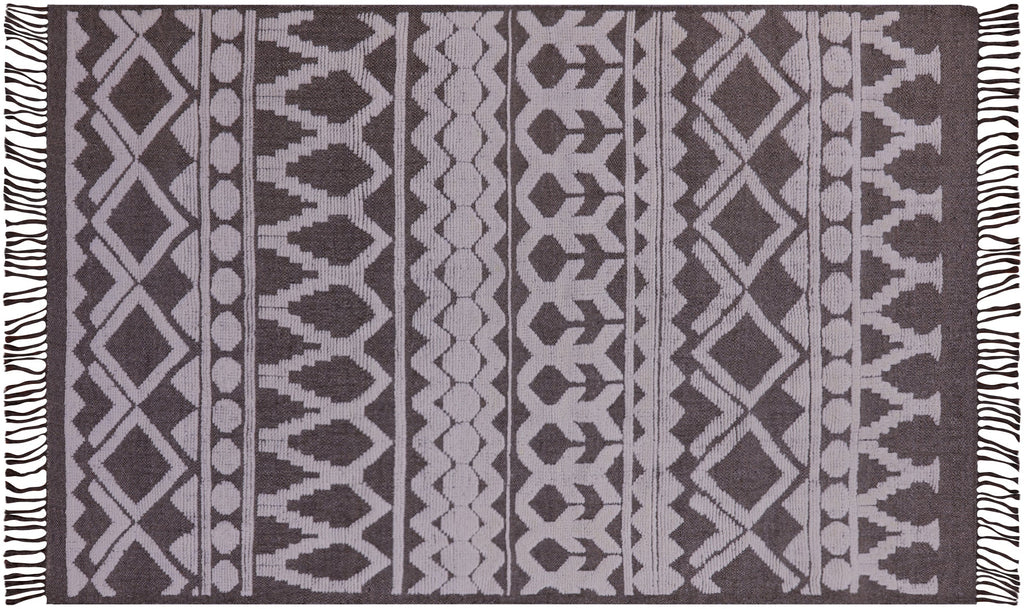 Moroccan Wool On Wool Hand Knotted Rug - Manhattan Rugs