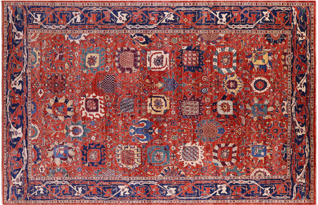 Persian Heriz Serapi Handmade Rug - Manhattan Rugs