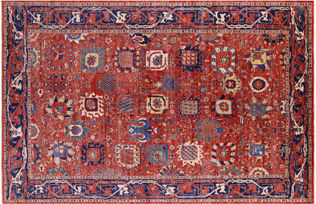 Persian Heriz Serapi Handmade Rug - Manhattan Rugs