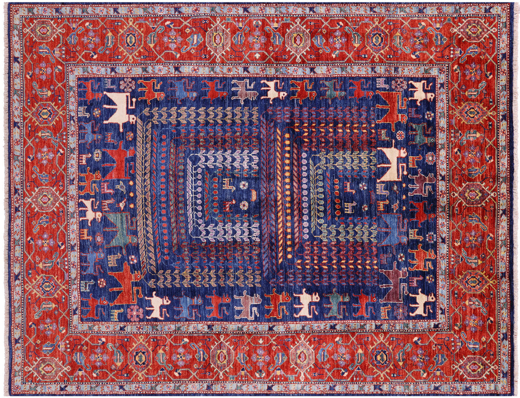 Persian Heriz Serapi Hand-Knotted Wool Rug - Manhattan Rugs