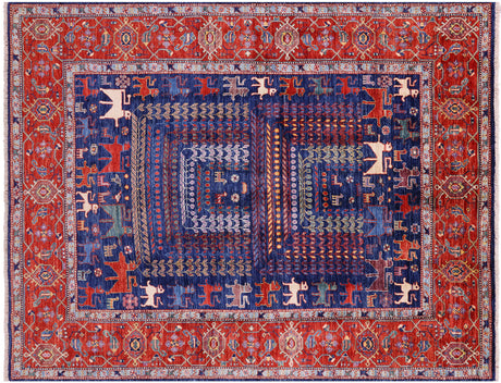 Persian Heriz Serapi Hand-Knotted Wool Rug - Manhattan Rugs
