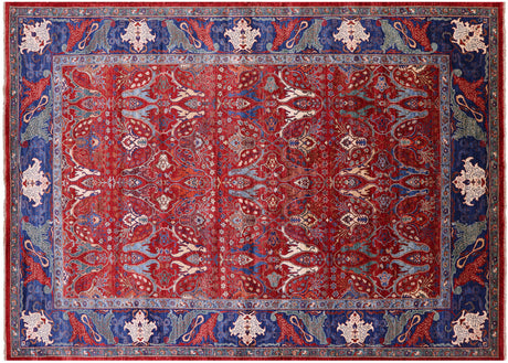 Persian Heriz Serapi Handmade Rug - Manhattan Rugs