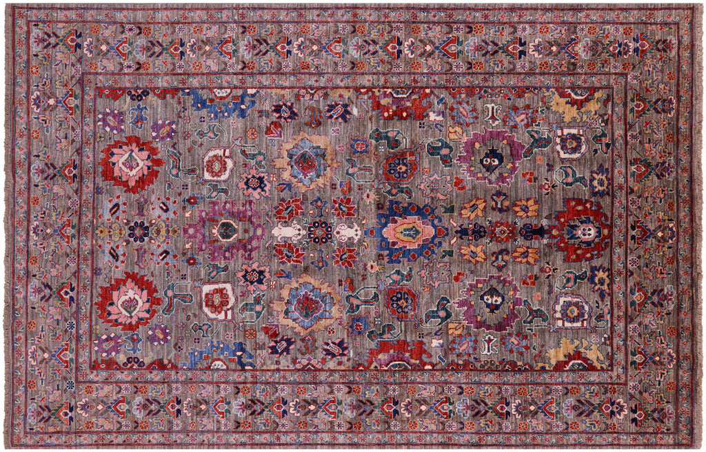 Persian Heriz Serapi Hand-Knotted Wool Rug - Manhattan Rugs