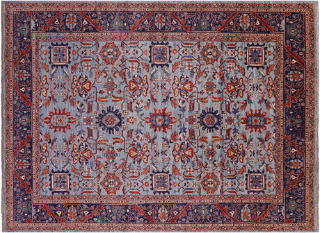 Persian Heriz Serapi Hand Knotted Rug - Manhattan Rugs