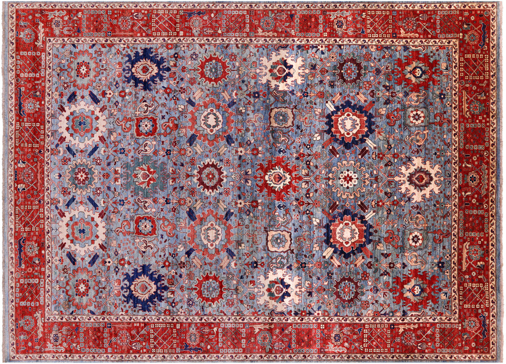 Persian Heriz Serapi Handmade Rug - Manhattan Rugs