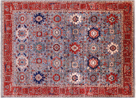 Persian Heriz Serapi Handmade Rug - Manhattan Rugs