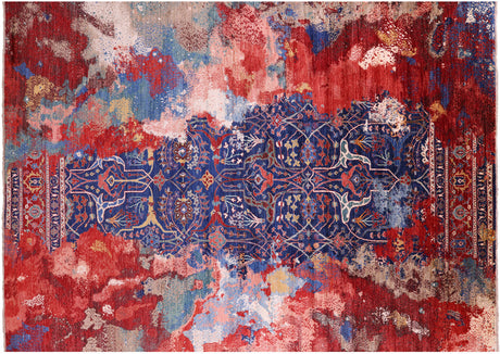Hand Knotted Transitional Persian Heriz Serapi Rug - Manhattan Rugs