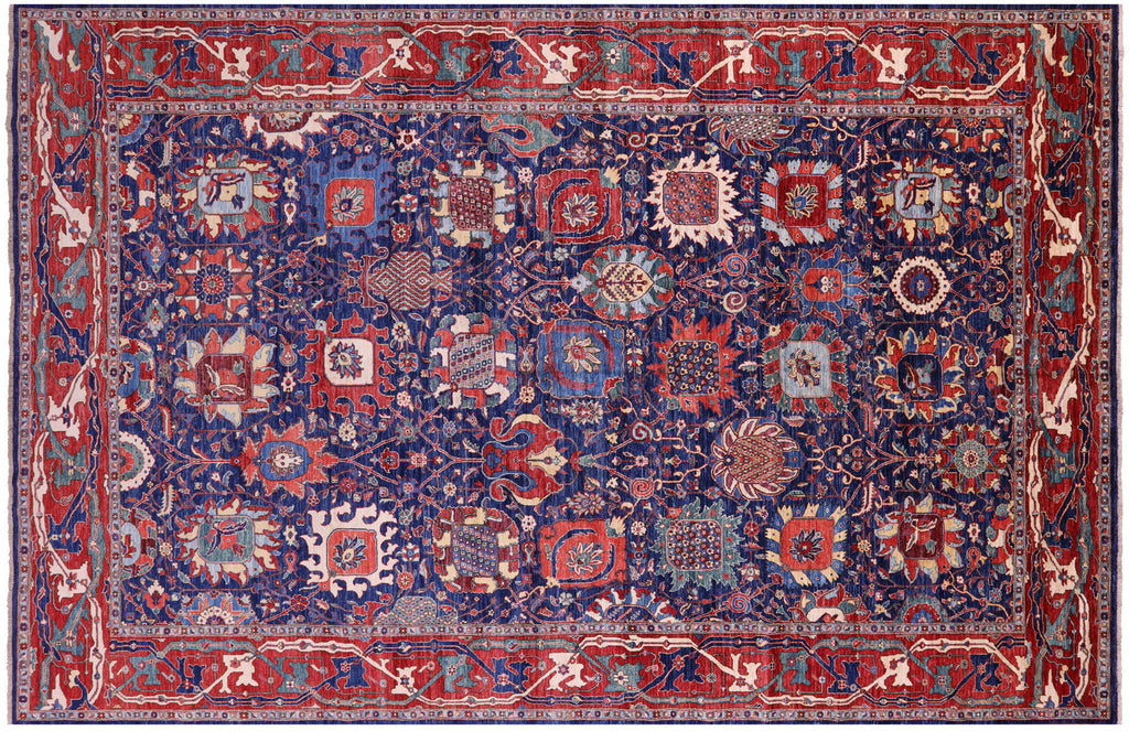 Persian Heriz Serapi Handmade Rug - Manhattan Rugs