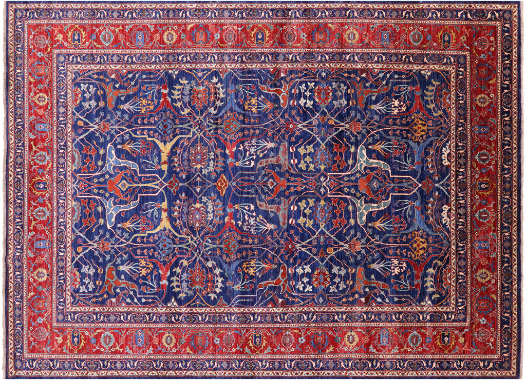 Hand-Knotted Persian Heriz Serapi Rug - Manhattan Rugs