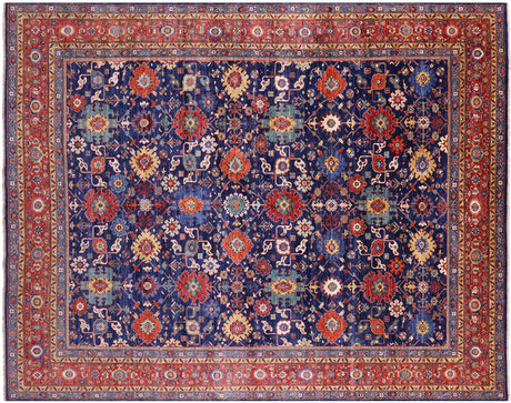 Persian Heriz Serapi Hand Knotted Wool Rug - Manhattan Rugs