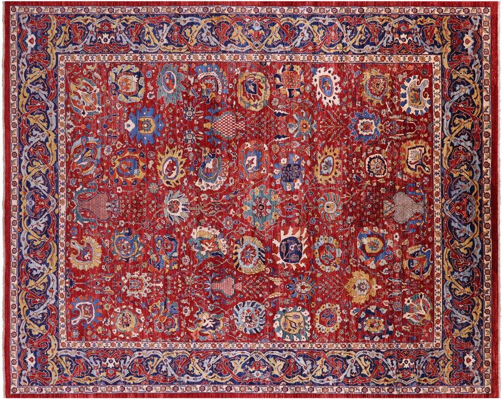 Persian Heriz Serapi Hand Knotted Wool Rug - Manhattan Rugs