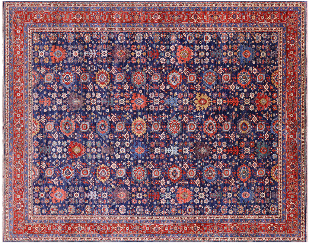 Persian Heriz Serapi Handmade Wool Rug - Manhattan Rugs