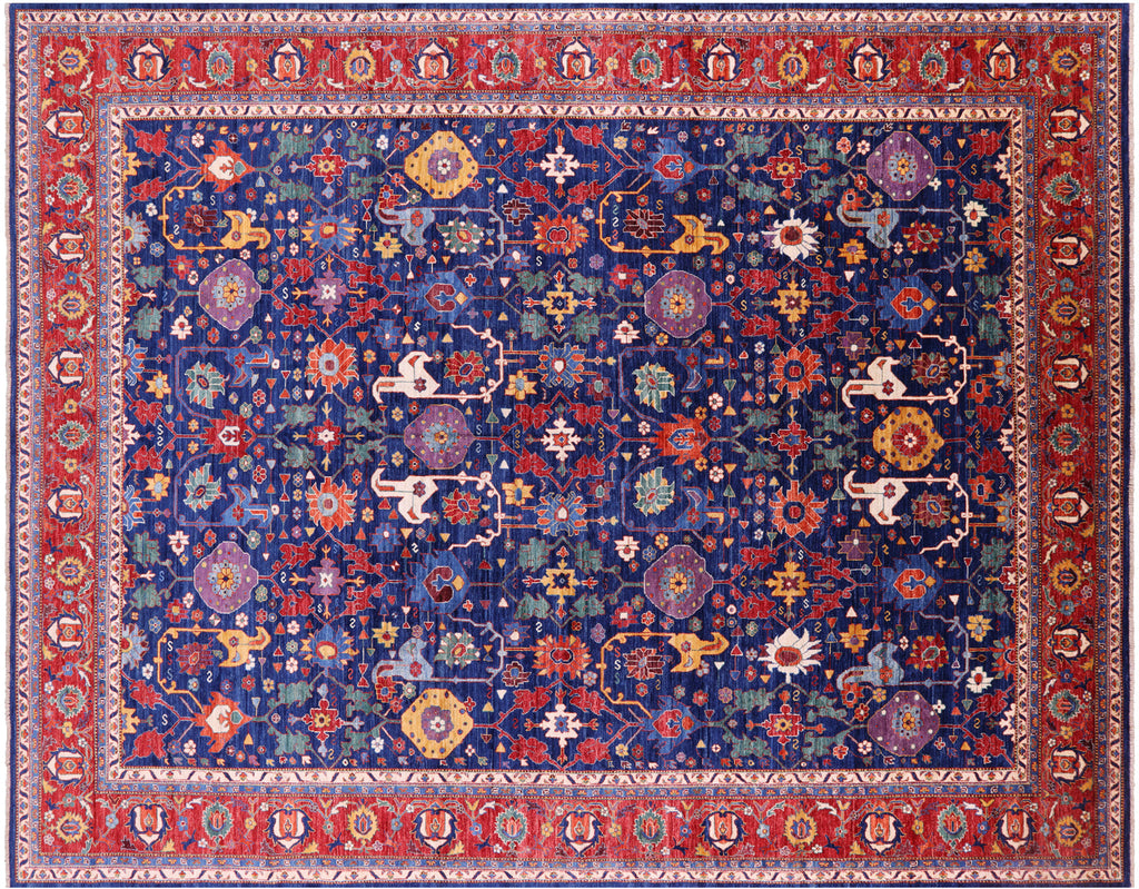Persian Heriz Serapi Handmade Wool Rug - Manhattan Rugs