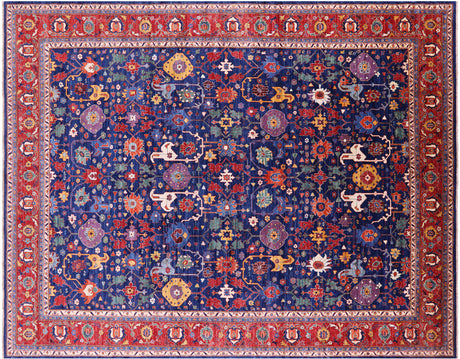Persian Heriz Serapi Handmade Wool Rug - Manhattan Rugs