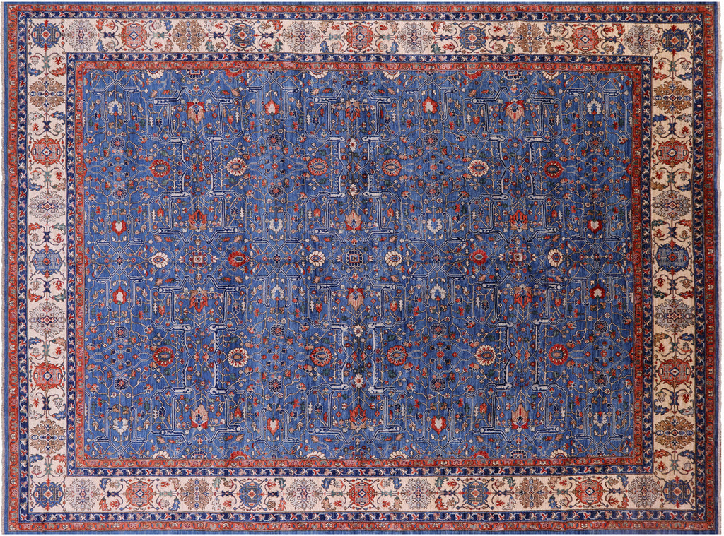 Persian Heriz Serapi Hand-Knotted Wool Rug - Manhattan Rugs
