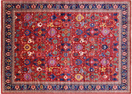 Persian Heriz Serapi Handmade Rug - Manhattan Rugs