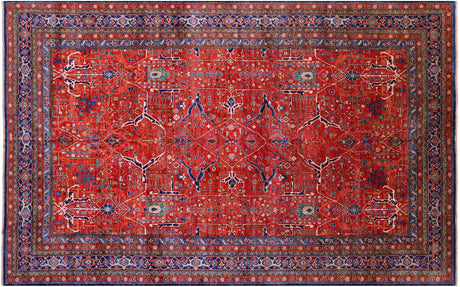 Persian Heriz Serapi Hand-Knotted Rug - Manhattan Rugs