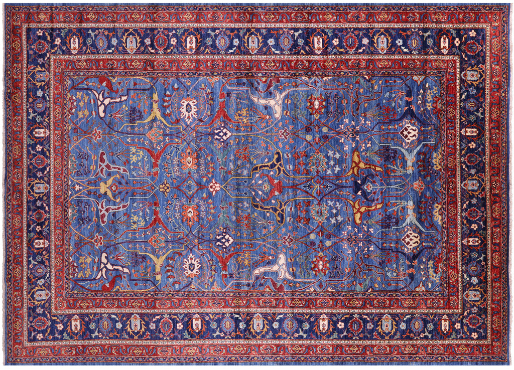 Hand-Knotted Persian Heriz Serapi Rug - Manhattan Rugs