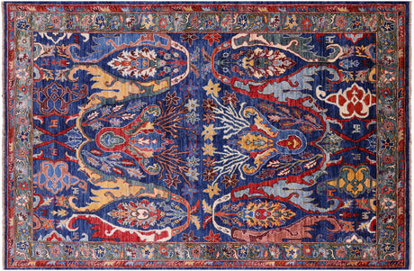 Persian Heriz Serapi Handmade Rug - Manhattan Rugs