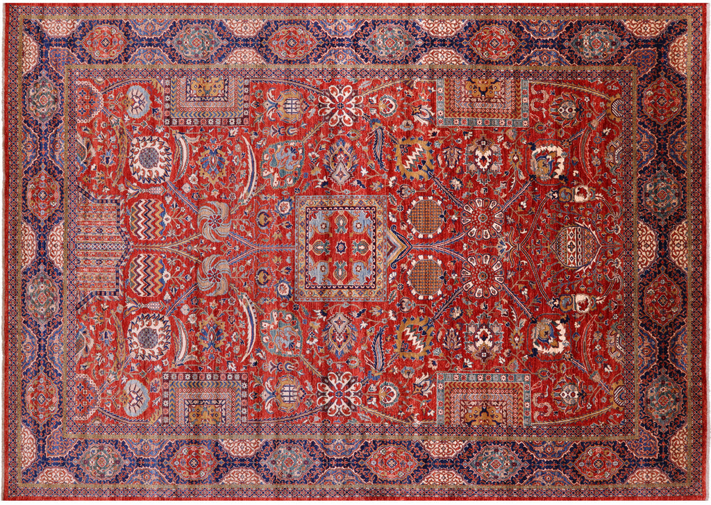 Persian Heriz Serapi Handmade Wool Rug - Manhattan Rugs