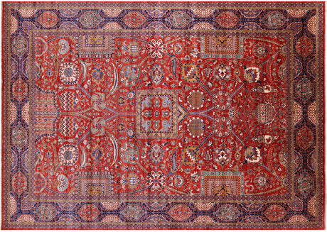 Persian Heriz Serapi Handmade Wool Rug - Manhattan Rugs