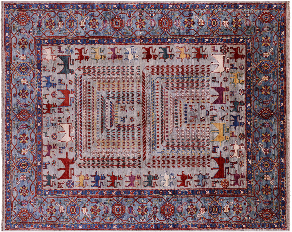 Persian Heriz Serapi Hand Knotted Wool Rug - Manhattan Rugs